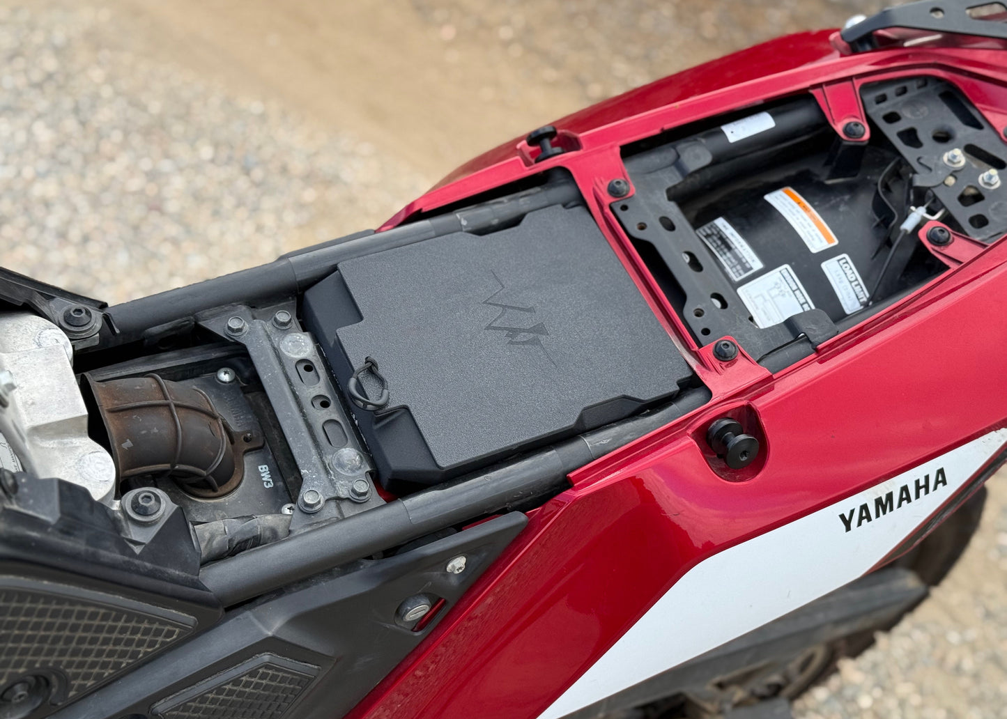 MotoCubby: Under-Seat Storage Box for Yamaha Tenere 700 Rally Seat (’19–’24)