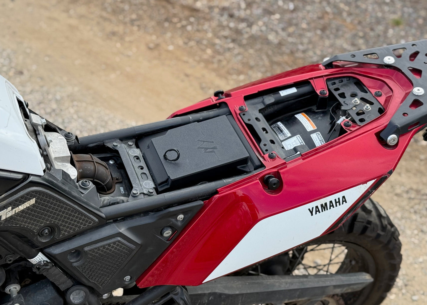 MotoCubby: Under-Seat Storage Box for Yamaha Tenere 700 OEM Seat (’19–’24)