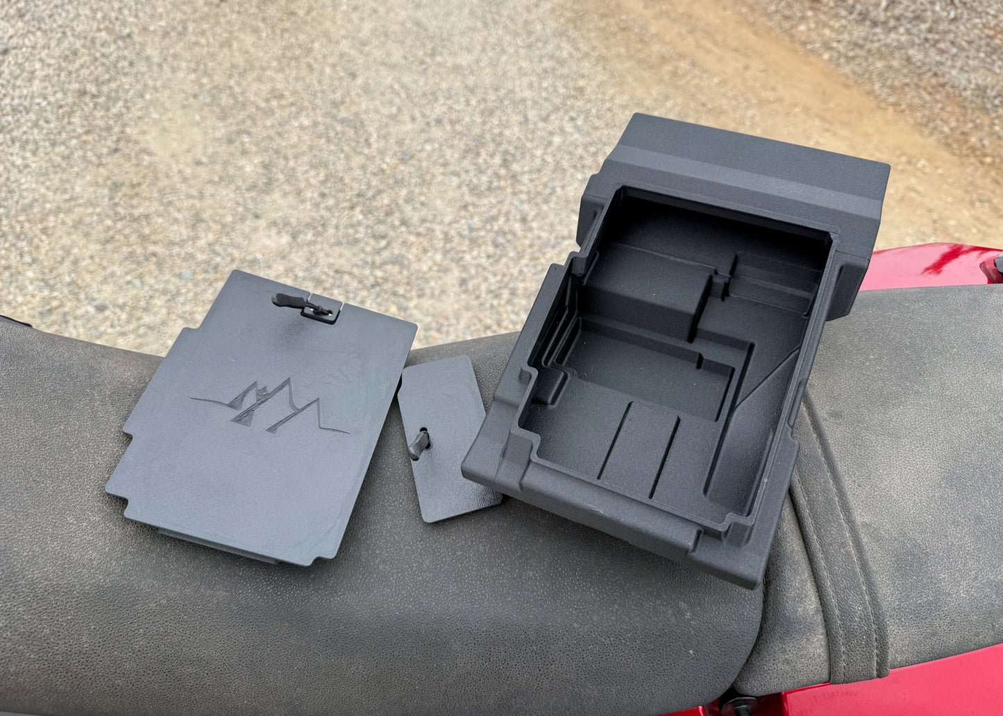 MotoCubby: Under-Seat Storage Box for Yamaha Tenere 700 OEM Seat (’19–’24)