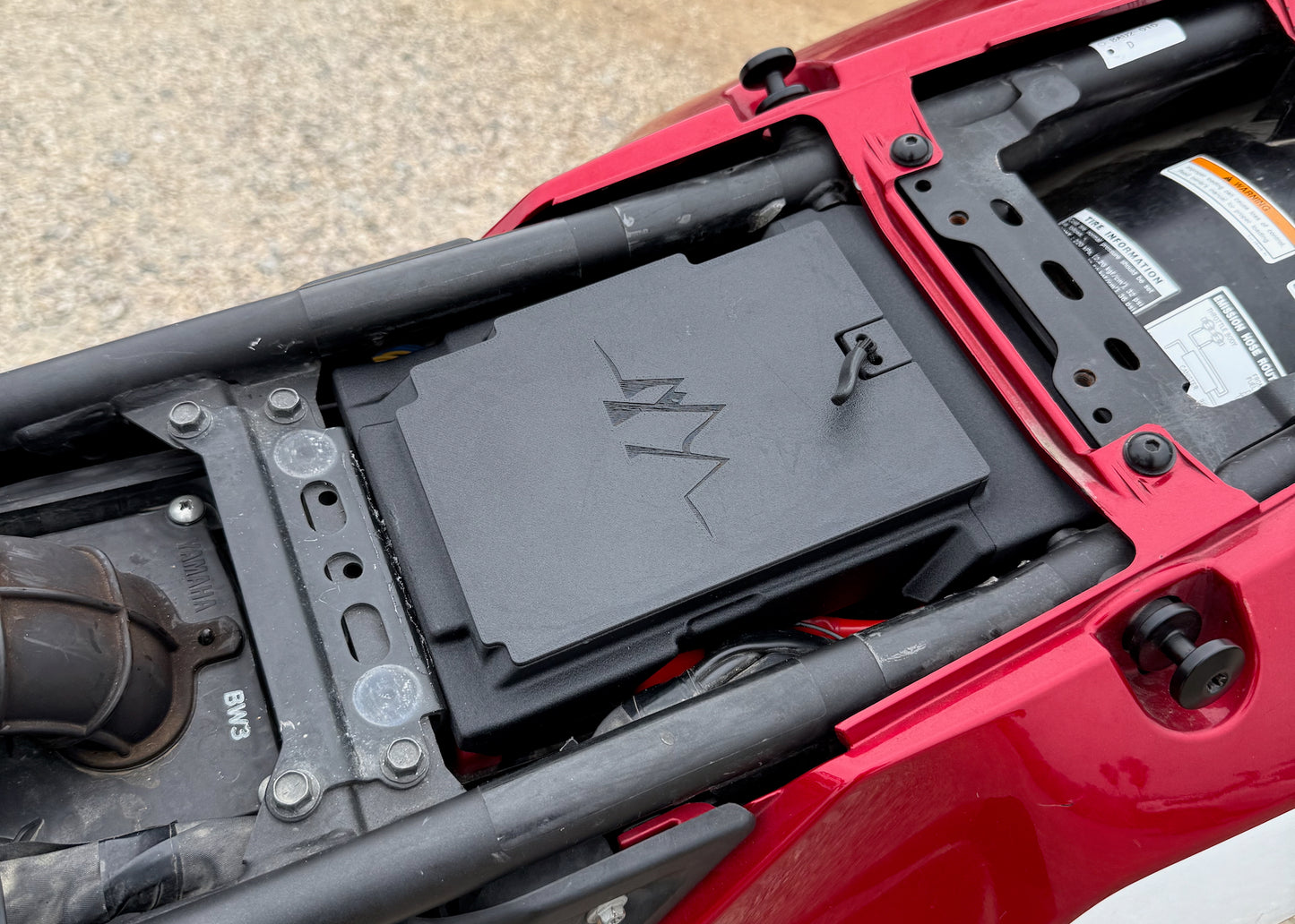 MotoCubby: Under-Seat Storage Box for Yamaha Tenere 700 OEM Seat (’19–’24)