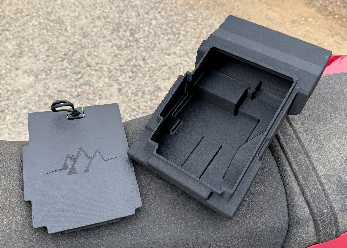 MotoCubby: Under-Seat Storage Box for Yamaha Tenere 700 OEM Seat (’19–’24)