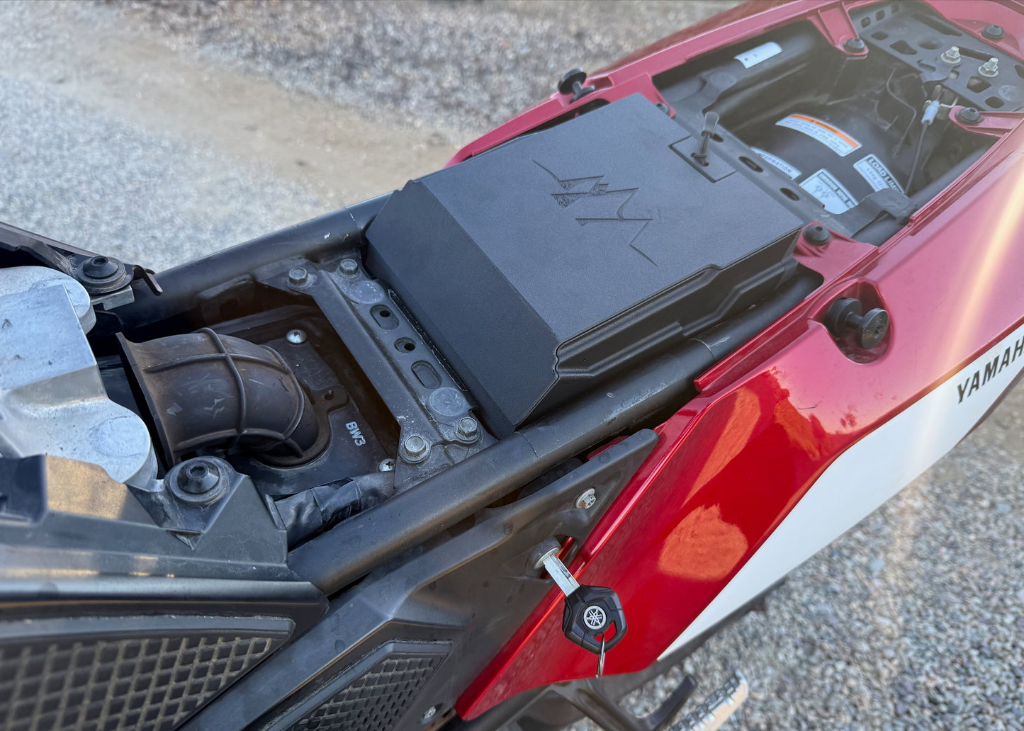 MotoCubby: Under-Seat Storage Box for Yamaha Tenere 700 Rally Seat (’19–’24)