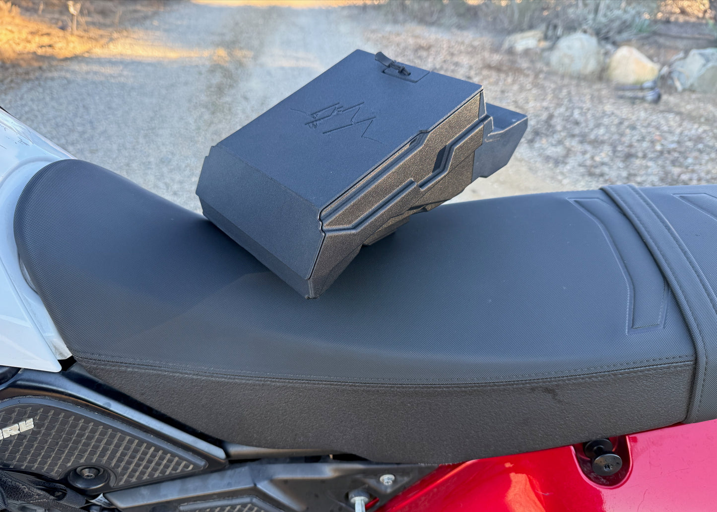 MotoCubby: Under-Seat Storage Box for Yamaha Tenere 700 Rally Seat (’19–’24)